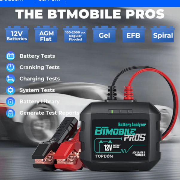 Akumulatora analizators „BTMobile ProS“