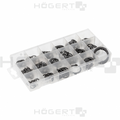 Ārējo un iekšējo fiksācijas gredzenu komplekts 225 gab. / 6-32 mm