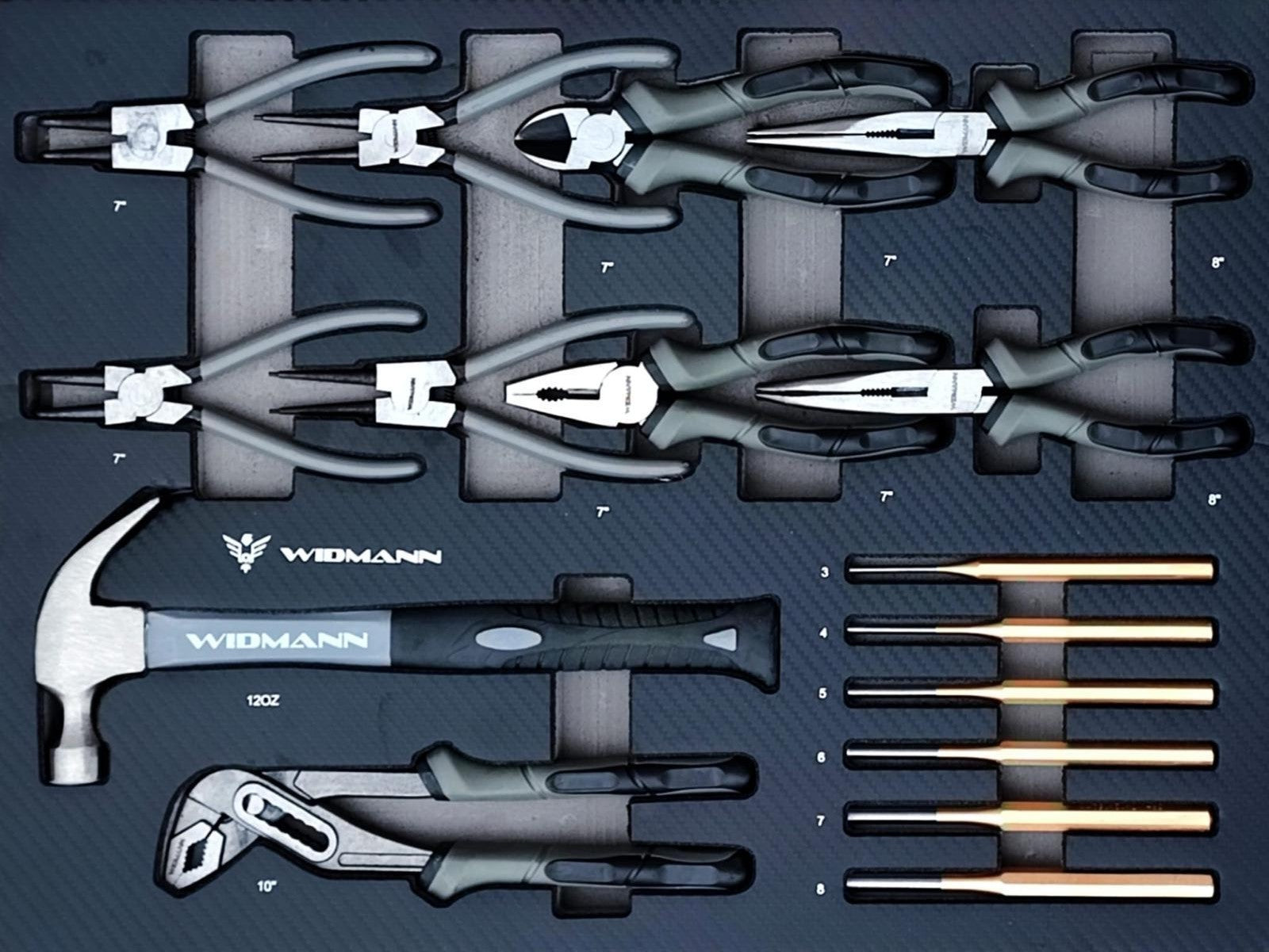 WIDMANN KOMPAKTI INSTRUMENTU RATIŅI – 7 ATVILKNES AR 6 PILNĪGIEM 263 GAB. WM-C2-6RE