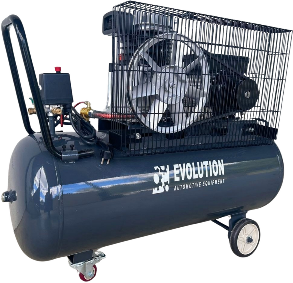 EVO-100 virzuļkompresors ar saspiestu gaisu 100l
