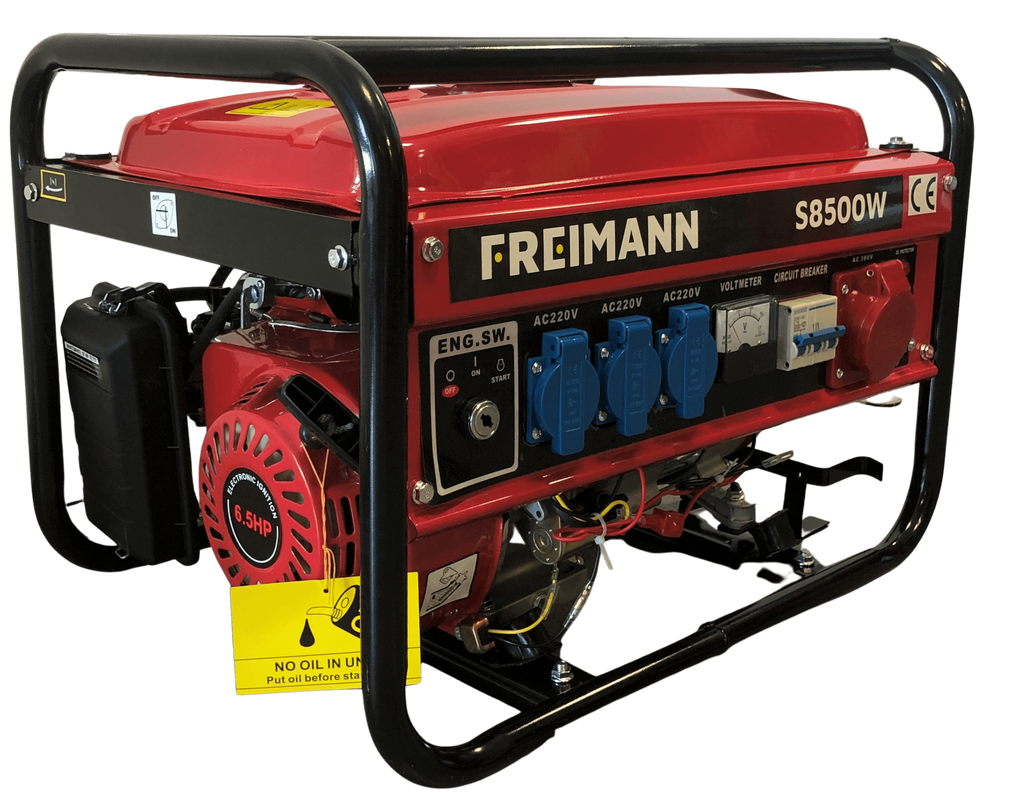 Benzīns generatorius Freimann S8500W