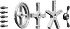 Kravas automašīnas riteņu savirzes komplekts / vārpsta Ø40mm / 19.5-22.5"