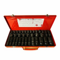 1/2" triecienuzgriežņu atslēgu komplekts, 35 gab. / 8-32 mm