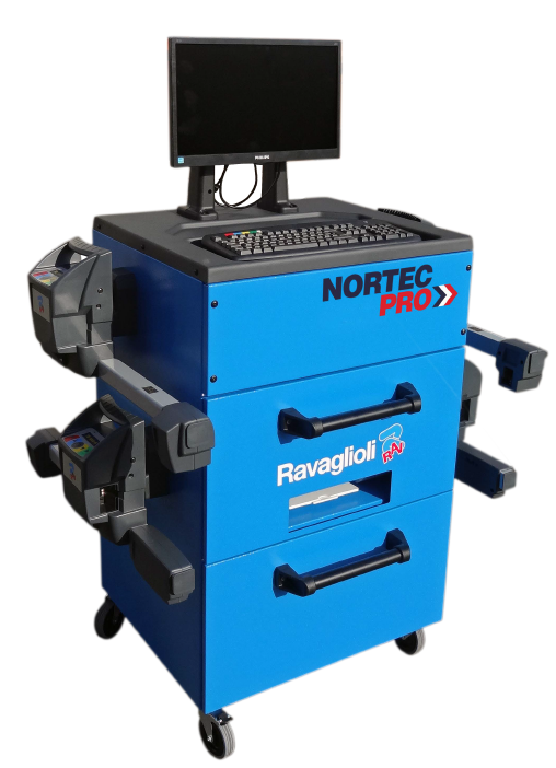 Profesionāls riteņu savirzes regulēšanas stends RAVAGLIOLI TD5080 WS Geomaster 2D