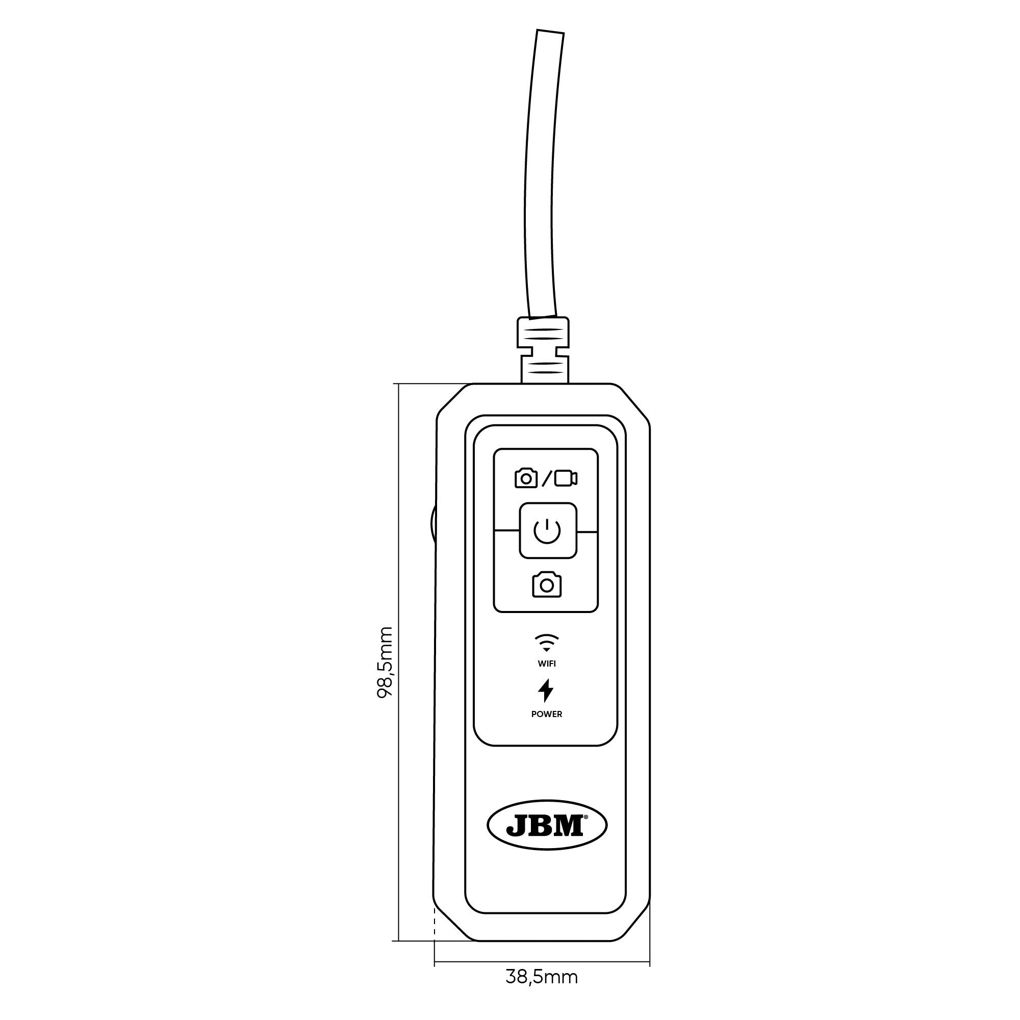 WiFi endoskopiskā kamera ar 1 m kabeli (54706)