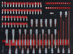 11-0002 Instrumentu ratiņi ar 7 atvilktnēm un 389 instrumentu komplektu