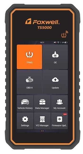 TPMS sensoru diagnostikas ierīce - programmētājs FOXWELL TS5000