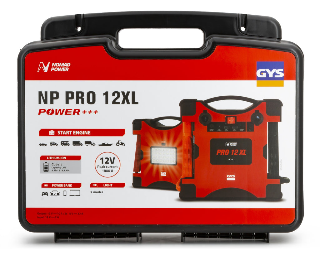 Akumulatora palaišanas starteris NOMAD POWER PRO 12 XL|025912