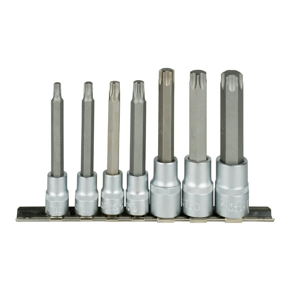 53084 7 daļu Torx uzgaļu komplekts (3/8" un 1/2")