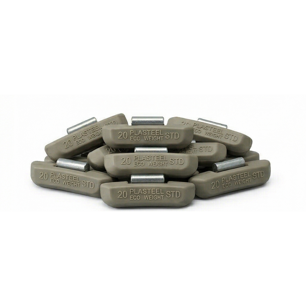 Kalti svari metāla riteņiem „Plasteel Eco“ 20 g (100 gab.)