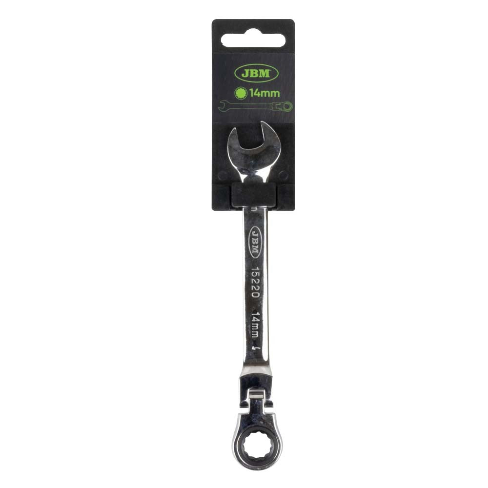 Sprūdrata atslēga ar reversējamu galu 14mm 15220 JBM