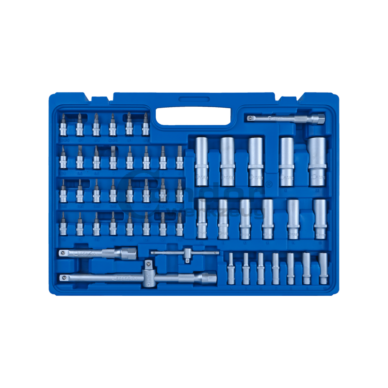Instrumentu komplekts Profi 1/4+3/8+1/2 "Sešstūra". 192 daļas