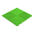 Perforēta PP grīdas flīze, zaļa, 400×400×18 mm (54910)