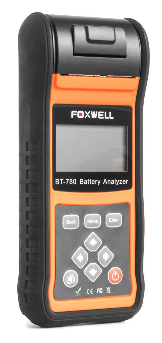 Akumulatora un uzlādes un iedarbināšanas sistēmas analizators Foxwell BT780 ar printeri
