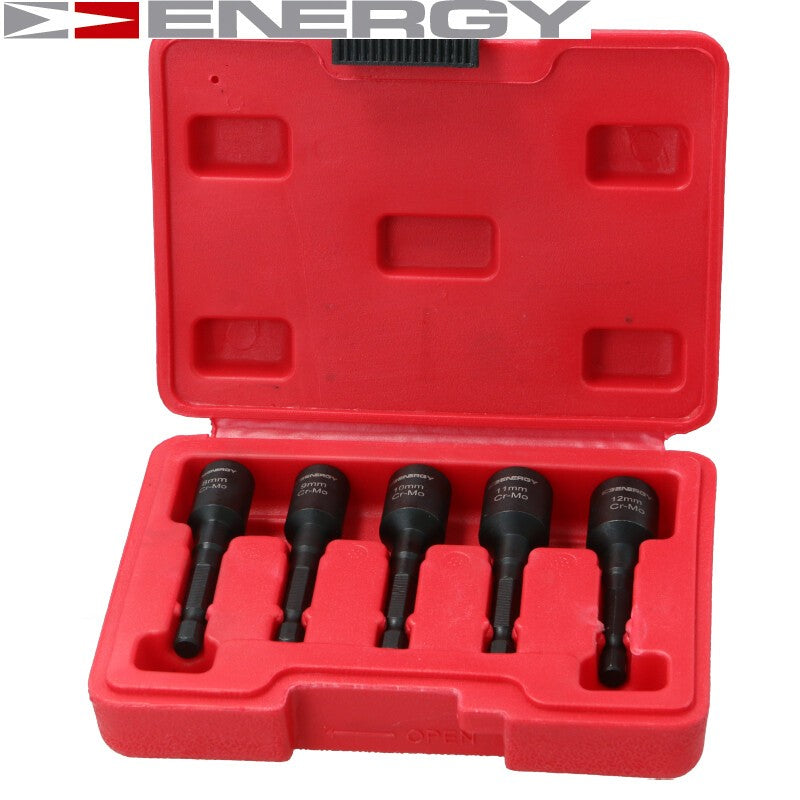 Skrūvgriežu komplekts bojātu skrūvju izgriešanai 1/4" 8–12 mm NE01224