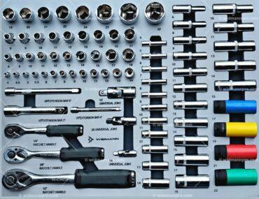 WIDMANN PRO - instrumentu ratiņi ar 7 atvilktnēm un 7 pilniem 241 gab.