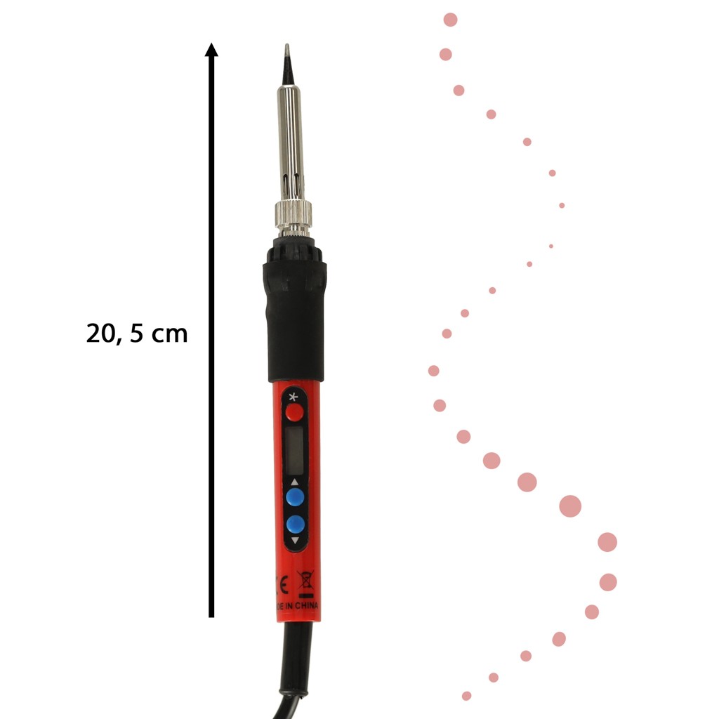 Lodāmurs 80W ar asu galu, temperatūras kontroli un LCD displeju