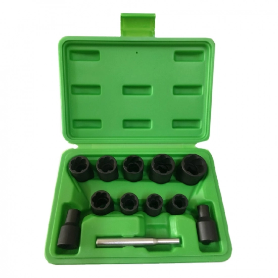 Speciāls 3/8" uzgaļu komplekts nodilušu skrūvju izskrūvēšanai / 6-19 mm 52962