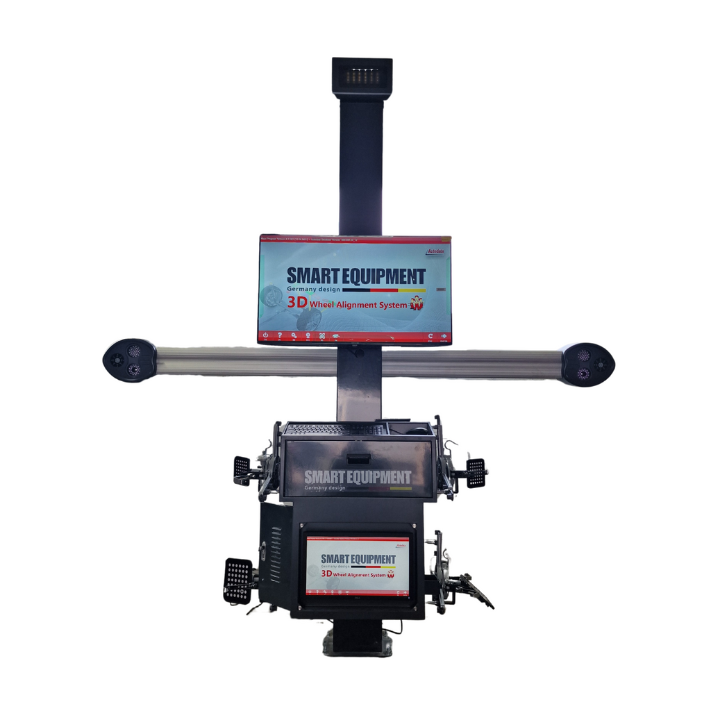 GeoMaster 9000 3D tehnoloģijas riteņu savirzes regulēšanas sols