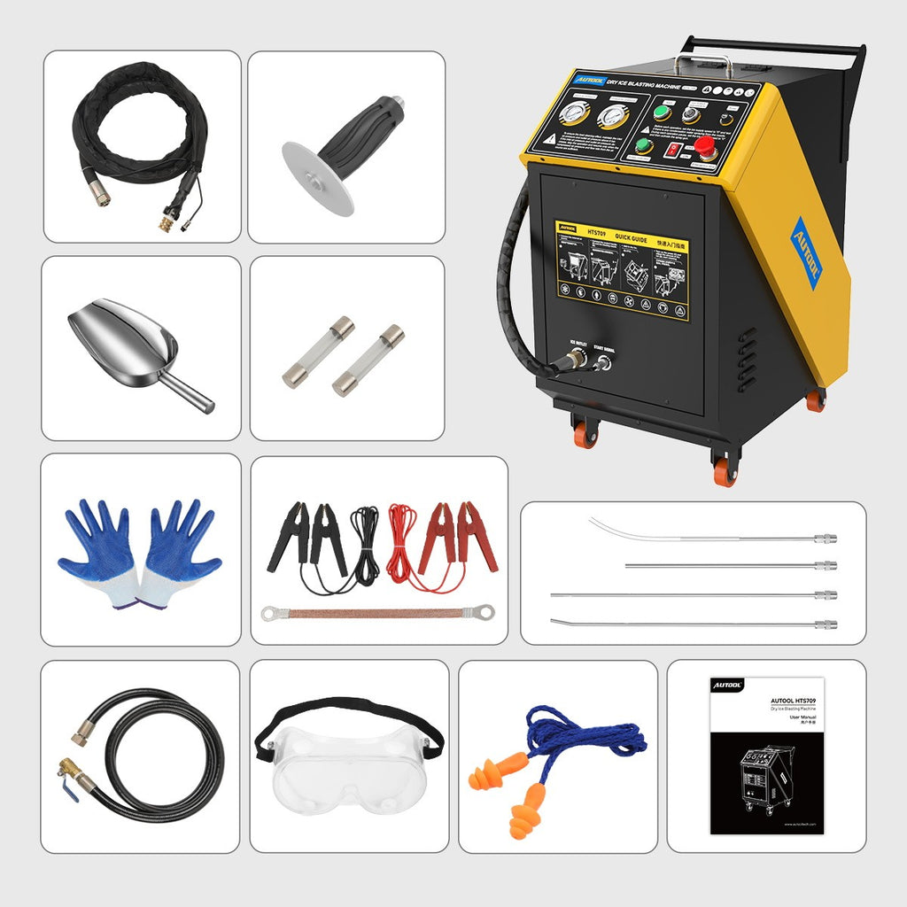HTS709 AUTOOL sausā ledus abrazīvā iekārta