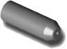 Galva, garš gals, galvas augstums 55,6 mm, Ø19 mm