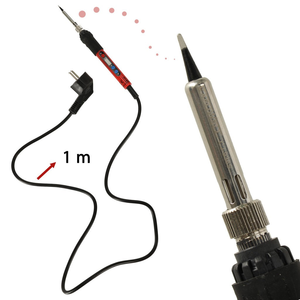 Lodāmurs 80W ar asu galu, temperatūras kontroli un LCD displeju