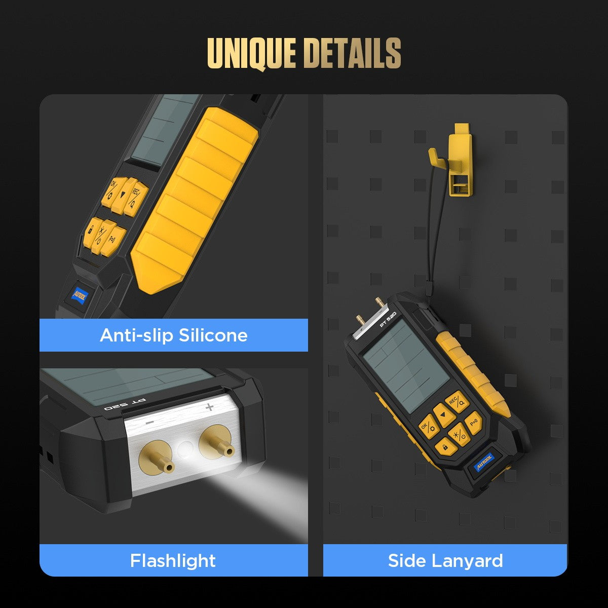 Digitālais vakuuma spiediena mērītājs AUTOOL PT520
