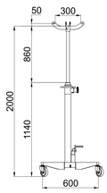 Hidrauliskā transmisijas domkrats 300 kg SNIT