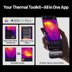 TC002C Duo „Termovizors USB-C iPhone un Android ierīcēm“