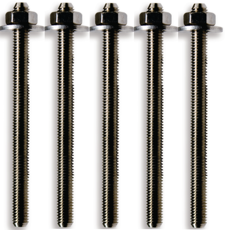 M18 tapu komplekts 10 gab., garums 250 mm, 8.8 klase