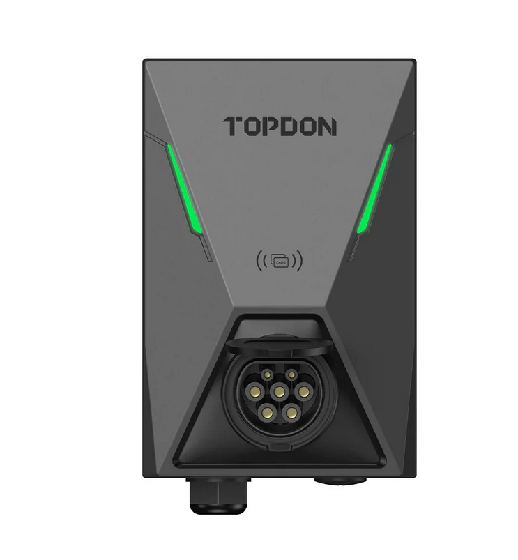 TD60610017 AC Mini EV uzlādes stacija ar 2. tipa kontaktligzdu 7kW (ar RFID), bez integrēta kabeļa