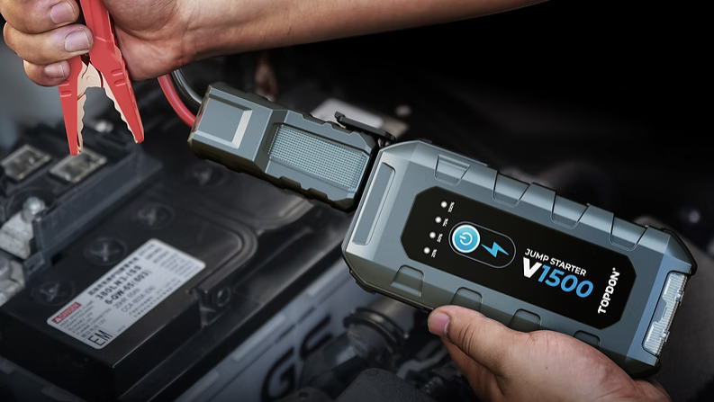 V1500 automašīnas palaišanas starteris ar 1500A strāvu