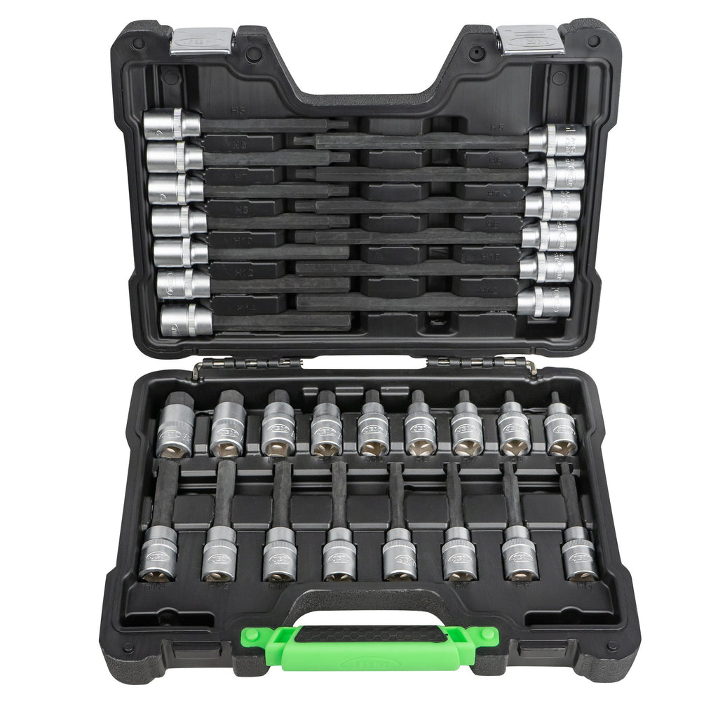 Presētu uzgaļu komplekts 1/2" HEX 30 gab. 52604