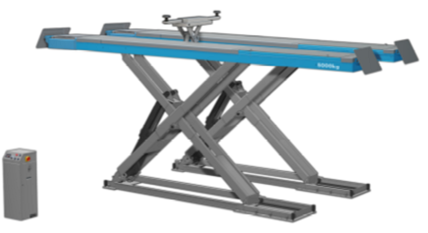 Šķērveida pacēlājs dziļai riteņu ģeometrijai Nortec PRO PN500N 5.0T