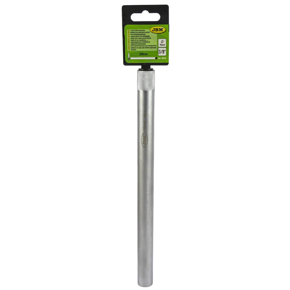 Pagarināta galva benzīna aizdedzes sveču atskrūvēšanai Ø 14 mm / 3/8" / 250 m 52316 m