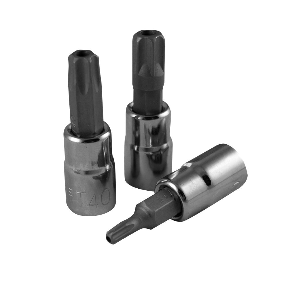 Presētu 1/4" TORX uzgaļu komplekts / ar stiprinājuma siksnu 53127