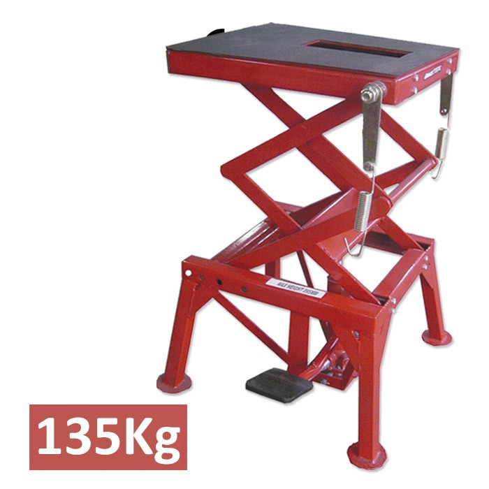 Hidrauliskais statīvs motocikliem līdz 135 kg ar pedāli 51750