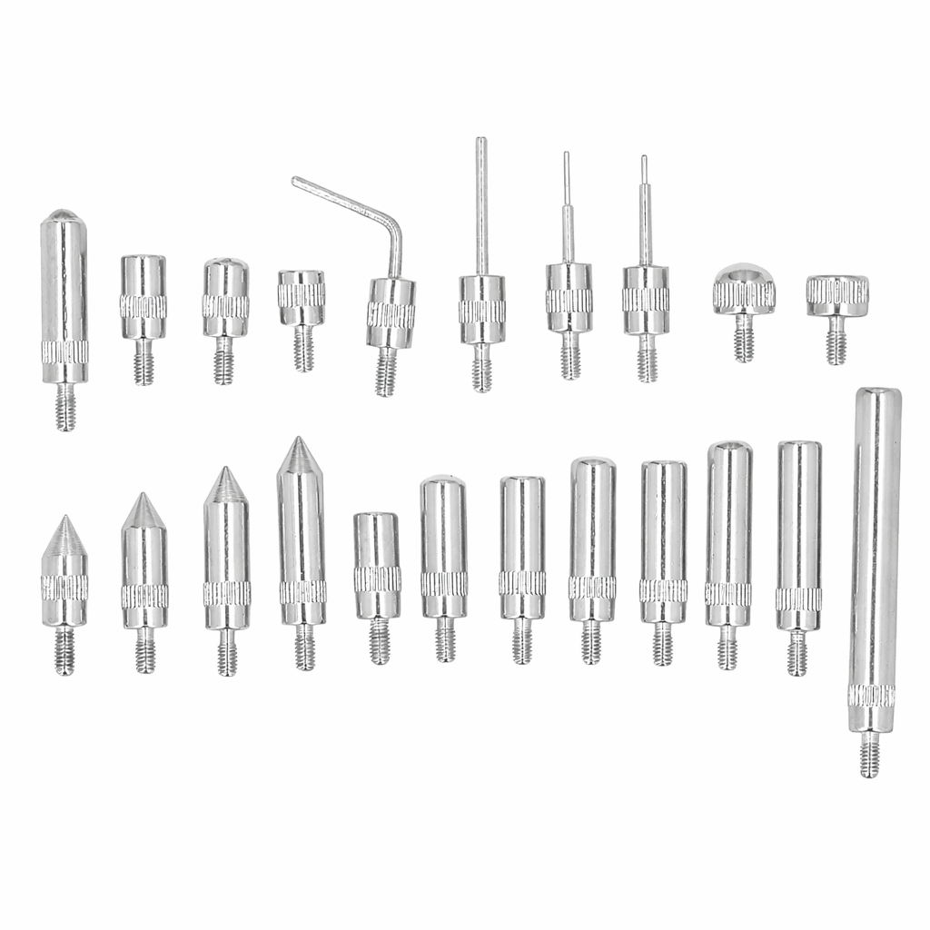 Magnetinio indikatorinio matuoklio antgalių rinkinys 22 dalių Resser 07-2273