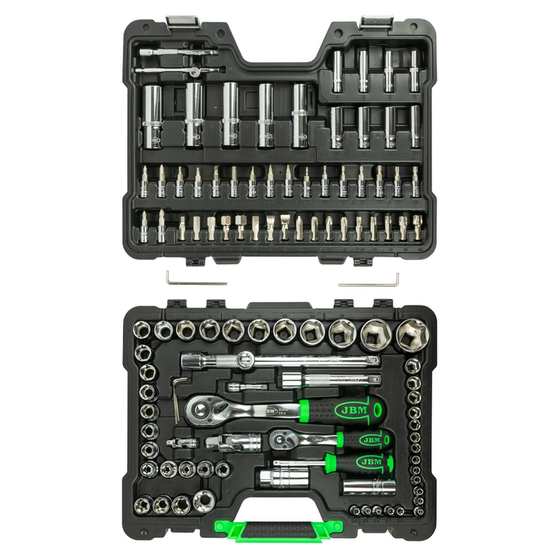 108 daļu kombinētais instrumentu komplekts 1/2"+1/4" 54048