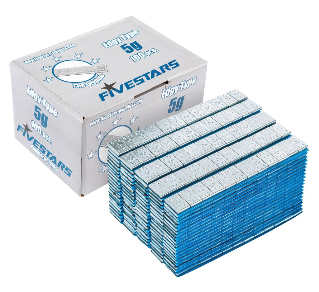 Līmējošie atsvari FIVESTARS 60 g (cinkots) 100 gab. 5/5 g