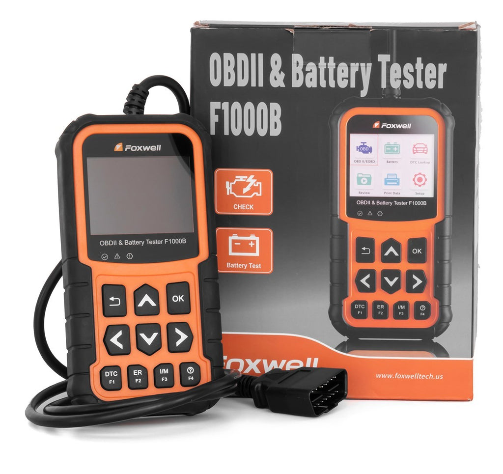 Akumulatora un OBD sistēmas testēšanas ierīce Foxwell F1000B