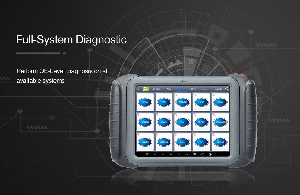 Profesionāla automašīnu diagnostika XTOOL H6ELITE
