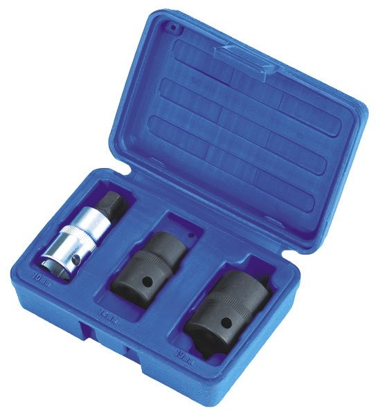 Piecu leņķu atslēgu komplekts bremžu sistēmām, 3 gab. (A-12003)