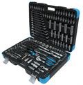 Uzgriežņu atslēgu un muciņu komplekts, 216 gab., 1/4" + 3/8" + 1/2" KR121216B
