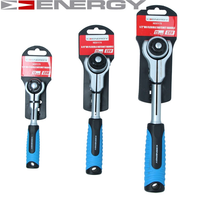 Elastīgo uzgaļu komplekts 1/4"–3/8"–1/2" NE01173SET3 (210 mm)