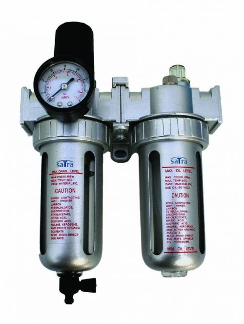 Gaisa plūsmas regulators ar filtru un smērvielu 1/2" S-817S