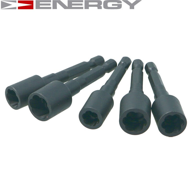 Skrūvgriežu komplekts bojātu skrūvju izgriešanai 1/4" 8–12 mm NE01224