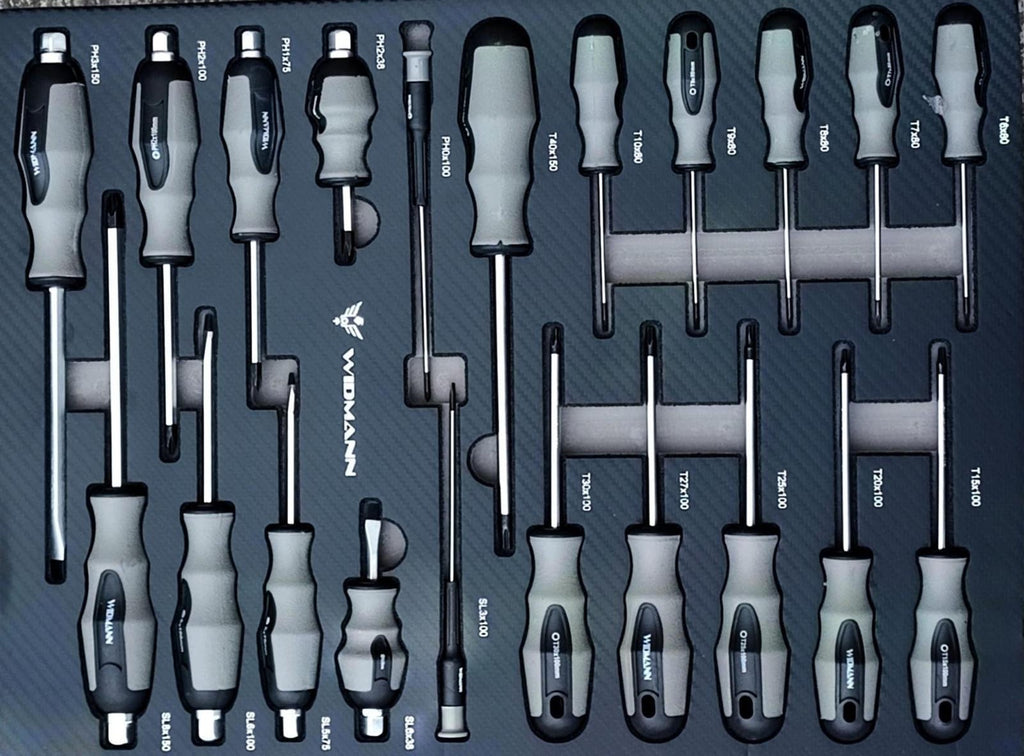 WIDMANN KOMPAKTI INSTRUMENTU RATIŅI – 7 ATVILKNES AR 6 PILNĪGIEM 263 GAB. WM-C2-6RE