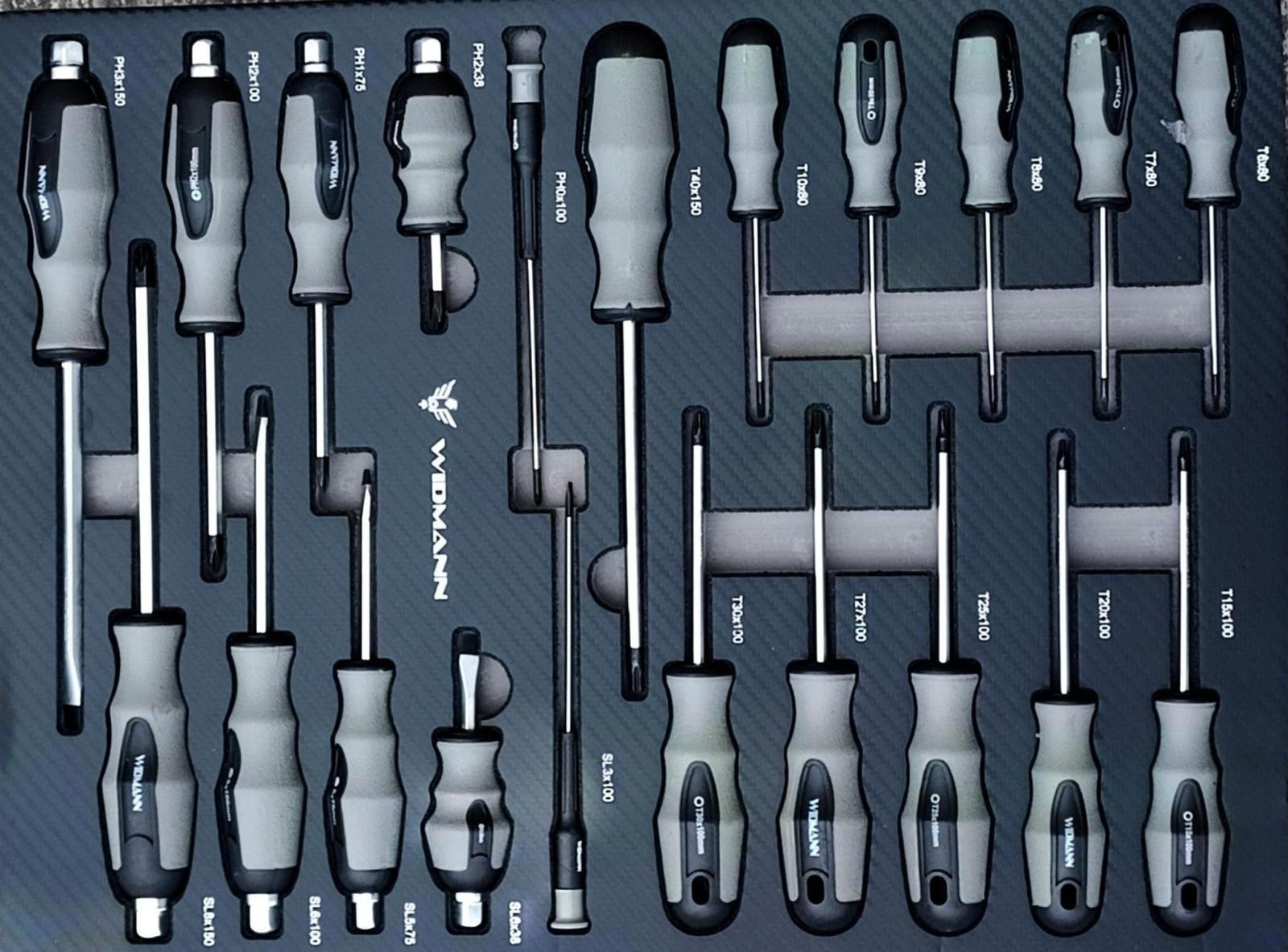 WIDMANN KOMPAKTI INSTRUMENTU RATIŅI – 7 ATVILKNES AR 6 PILNĪGIEM 263 GAB. WM-C2-6RE