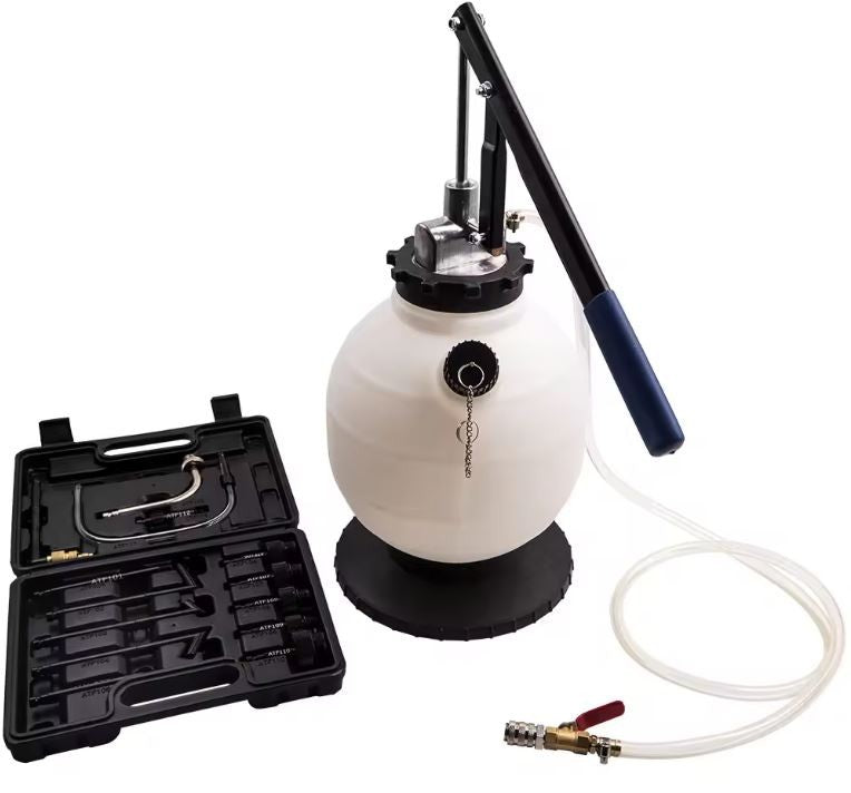 Ātrumkārbas eļļas maiņas sūknis ar adapteriem 7,5l 03-1096
